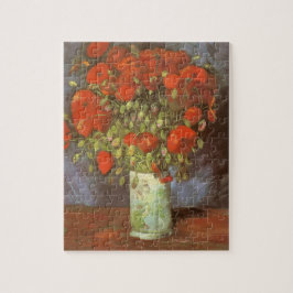 Vincent van Gogh Still Life Vase mit roten Pfoten Puzzle