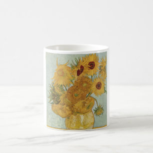 Vincent van Gogh Still Life Vase mit Sonnenblumen Kaffeetasse
