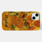 Vincent van Gogh Still Life Vase w 15 Sonnenblumen Case-Mate iPhone Hülle (Rückseite (Horizontal))