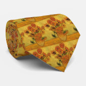 Vincent van Gogh Still Life Vase w 15 Sonnenblumen Krawatte (Gerollt)