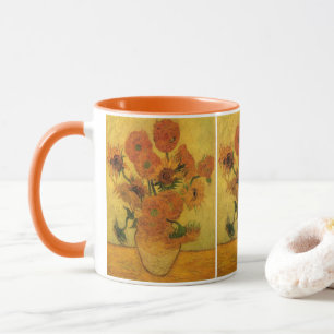 Vincent van Gogh Still Life Vase w 15 Sonnenblumen Tasse