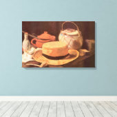 Vincent van Gogh - Still Life w Yellow Straw Hat Leinwanddruck (Insitu (Holzboden))