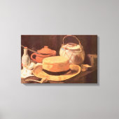 Vincent van Gogh - Still Life w Yellow Straw Hat Leinwanddruck (Vorderseite)