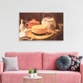 Vincent van Gogh - Still Life w Yellow Straw Hat Leinwanddruck (Insitu (Wohnzimmer))