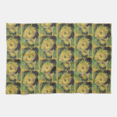Vincent van Gogh Still Life Zwei Schnittblumen Geschirrtuch (Horizontal)
