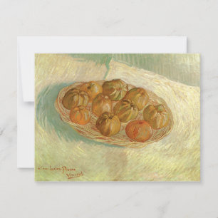 Vincent van Gogh - Stillleben - Korb mit Äpfeln