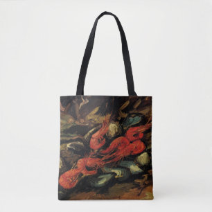 Vincent van Gogh - Stillleben Miesmuscheln und Gar Tasche