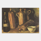 Vincent van Gogh - Stillleben mit 4 Steinflaschen Geschenkpapier Set (Vorderseite 3)