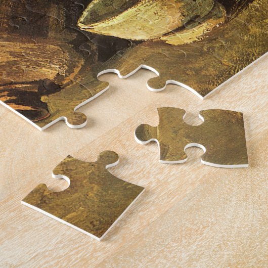 Vincent van Gogh - Stillleben mit 4 Steinflaschen Puzzle (Seite)