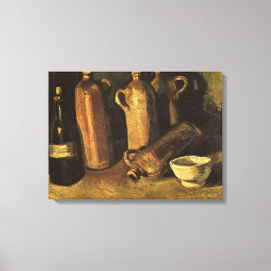 Vincent van Gogh - Stillleben mit 4 Steinkrügen Leinwanddruck