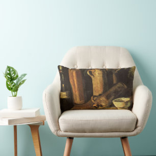 Vincent van Gogh - Stillleben mit 4 Steinkrügen Lendenkissen