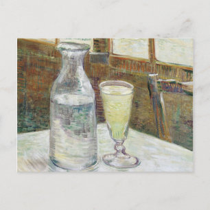 Vincent Van Gogh Stillleben mit Absinth Kunst Postkarte