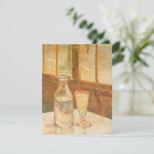 Vincent van Gogh - Stillleben mit Absinthe (Stehend Vorderseite)