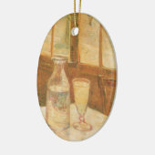 Vincent van Gogh - Stillleben mit Absinthe Keramik Ornament (Links)