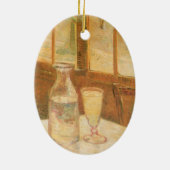 Vincent van Gogh - Stillleben mit Absinthe Keramik Ornament (Hinten)