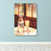 Vincent Van Gogh - Stillleben mit Absinthe Leinwanddruck (Insitu (Holzboden))