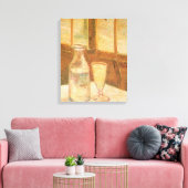 Vincent van Gogh - Stillleben mit Absinthe Leinwanddruck (Insitu (Wohnzimmer))