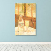 Vincent van Gogh - Stillleben mit Absinthe Leinwanddruck (Insitu (Holzboden))
