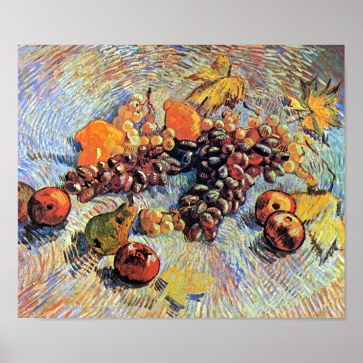 Vincent Van Gogh - Stillleben mit Äpfeln Schöne Ku Poster (Vorne)
