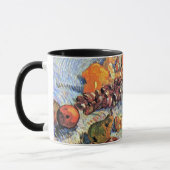 Vincent Van Gogh - Stillleben mit Äpfeln Schöne Ku Tasse (Links)