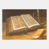 Vincent van Gogh - Stillleben mit Bibel Geschenkpapier Set (Vorderseite 3)