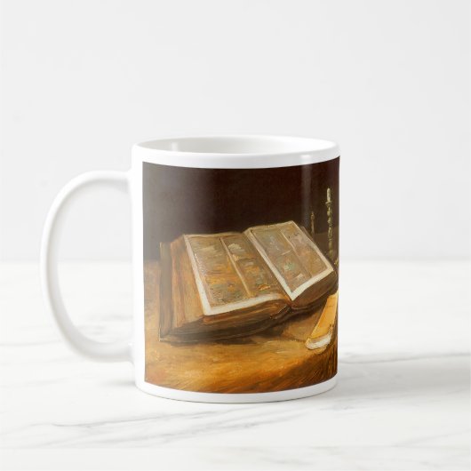 Vincent van Gogh - Stillleben mit Bibel Kaffeetasse (Links)