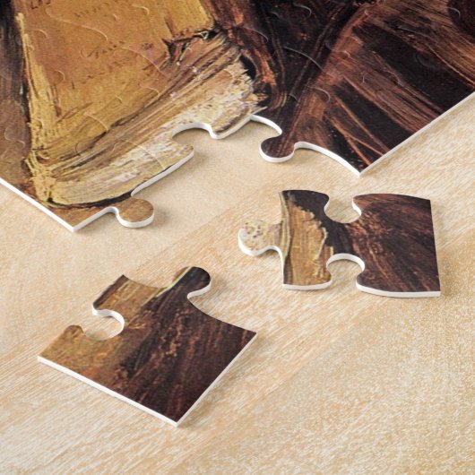 Vincent Van Gogh - Stillleben mit Bibel Puzzle (Seite)