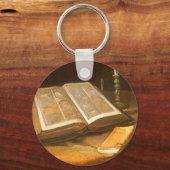 Vincent van Gogh - Stillleben mit Bibel Schlüsselanhänger (Vorderseite)