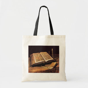 Vincent Van Gogh - Stillleben mit Bibel Tragetasche