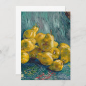 Vincent van Gogh - Stillleben mit Birnen Dankeskarte (Vorne/Hinten)