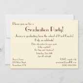 Vincent van Gogh - Stillleben mit drei Büchern Einladung (Rückseite)