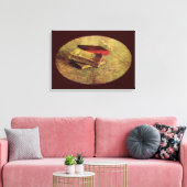 Vincent van Gogh - Stillleben mit drei Büchern Leinwanddruck (Insitu (Wohnzimmer))