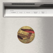 Vincent van Gogh - Stillleben mit drei Büchern Magnet (In Situ (Geschirrspüler))