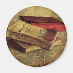Vincent van Gogh - Stillleben mit drei Büchern Magnet