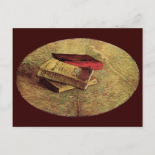 Vincent van Gogh - Stillleben mit drei Büchern Postkarte