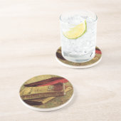 Vincent van Gogh - Stillleben mit drei Büchern Untersetzer (Seite)