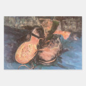 Vincent van Gogh - Stillleben mit einem Paar Schuh Geschenkpapier Set (Vorderseite)