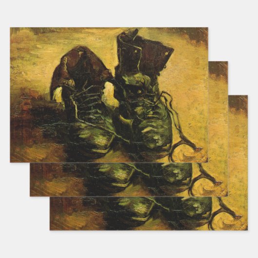 Vincent van Gogh - Stillleben mit einem Paar Schuh Geschenkpapier Set (Set)