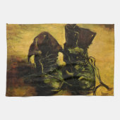 Vincent van Gogh - Stillleben mit einem Paar Schuh Geschirrtuch (Horizontal)