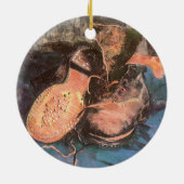 Vincent van Gogh - Stillleben mit einem Paar Schuh Keramik Ornament (Hinten)