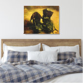 Vincent van Gogh - Stillleben mit einem Paar Schuh Leinwanddruck (Insitu (Schlafzimmer))