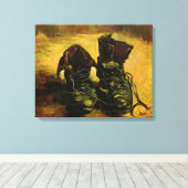 Vincent van Gogh - Stillleben mit einem Paar Schuh Leinwanddruck (Insitu (Holzboden))