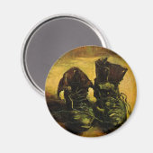 Vincent van Gogh - Stillleben mit einem Paar Schuh Magnet (Vorderseite/Rückseite)