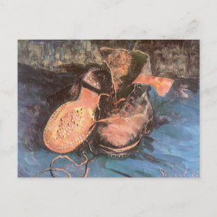 Vincent van Gogh - Stillleben mit einem Paar Schuh Postkarte