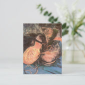 Vincent van Gogh - Stillleben mit einem Paar Schuh Postkarte (Stehend Vorderseite)