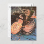 Vincent van Gogh - Stillleben mit einem Paar Schuh Postkarte (Vorne/Hinten)