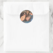 Vincent van Gogh - Stillleben mit einem Paar Schuh Runder Aufkleber (Tasche)