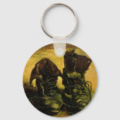 Vincent van Gogh - Stillleben mit einem Paar Schuh Schlüsselanhänger (Vorderseite)