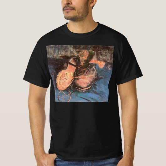 Vincent van Gogh - Stillleben mit einem Paar Schuh T-Shirt (Vorderseite)