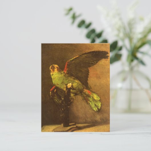 Vincent van Gogh - Stillleben mit grünem Papagei (Stehend Vorderseite)